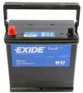 Аккумулятор Exide Excell EB451 L+ (45Ah) фото