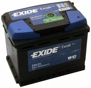 Аккумулятор Exide Excell EB620 R+ (62Ah) фото