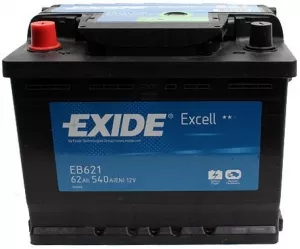 Аккумулятор Exide Excell EB621 L+ (62Ah) фото