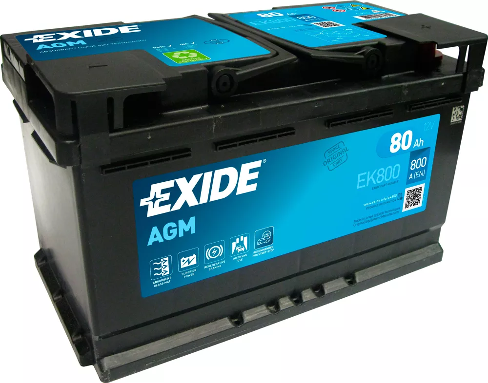 Exide Start-Stop AGM EK800 (80Ah)