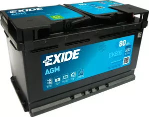 Аккумулятор Exide Start-Stop AGM EK800 (80Ah) фото