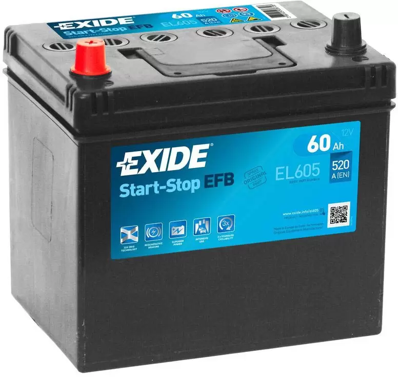 Exide Start-Stop EFB EL605 (60Ah)