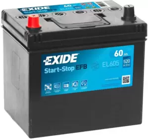Аккумулятор Exide Start-Stop EFB EL605 (60Ah) фото