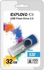 USB-флэш накопитель Exployd 530 32GB (EX032GB530-Bl) фото