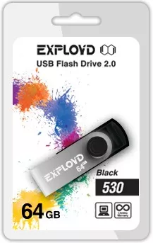 USB-флэш накопитель Exployd 530 64GB (EX064GB530-B) icon