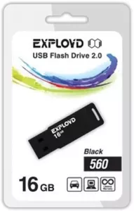 USB-флэш накопитель Exployd 560 16GB (черный) (EX-16GB-560-Black) фото