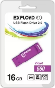 USB-флэш накопитель Exployd 560 16GB (EX-16GB-560-Violet) фото