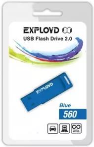 USB-флэш накопитель Exployd 560 16GB (синий) (EX-16GB-560-Blue) фото