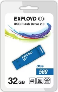 USB-флэш накопитель Exployd 560 32GB (EX-32GB-560-Blue) фото
