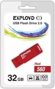 USB-флэш накопитель Exployd 560 32GB (EX-32GB-560-Red) фото