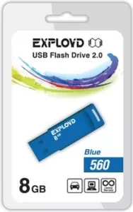 USB-флэш накопитель Exployd 560 8GB (EX-8GB-560-Blue) фото