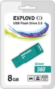 USB-флэш накопитель Exployd 560 8GB (EX-8GB-560-Green) фото