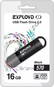 USB-флэш накопитель Exployd 570 16GB (EX-16GB-570-Black) icon
