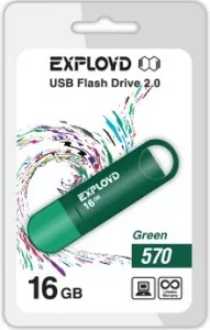 USB-флэш накопитель Exployd 570 16GB (EX-16GB-570-Green) icon