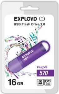 USB-флэш накопитель Exployd 570 16GB (EX-16GB-570-Purple) фото