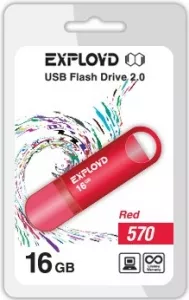 USB-флэш накопитель Exployd 570 16GB (EX-16GB-570-Red) icon