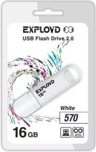 USB-флэш накопитель Exployd 570 16GB (EX-16GB-570-White) icon