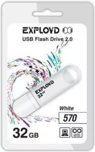 USB-флэш накопитель Exployd 570 32GB (EX-32GB-570-White) фото
