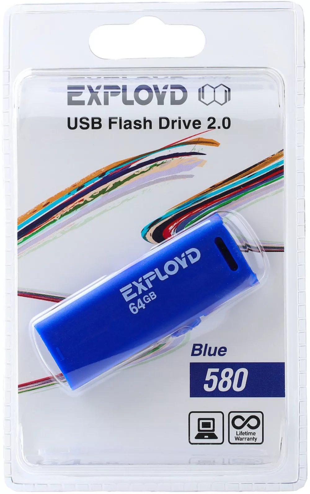 USB-флэш накопитель Exployd 580 8GB (синий) фото 5