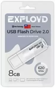 USB Flash Exployd 620 8GB (белый) фото