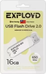 USB Flash Exployd 650 16GB (белый) фото