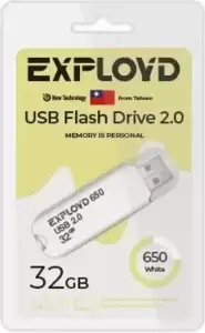 USB Flash Exployd 650 32GB (белый) фото