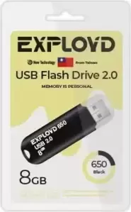 USB Flash Exployd 650 8GB (черный) фото