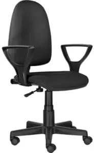 Офисное кресло Фабрикант Престиж+ (черный) фото