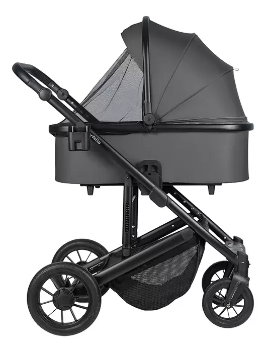 Детская универсальная коляска Farfello 2 в 1 Solo Duo Comfort / SOLO-2 (графитовый) фото