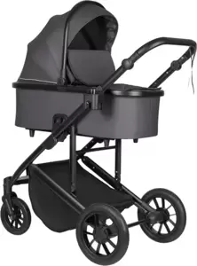 Детская универсальная коляска Farfello 2 в 1 Solo Duo Comfort / SOLO-2 (графитовый) фото