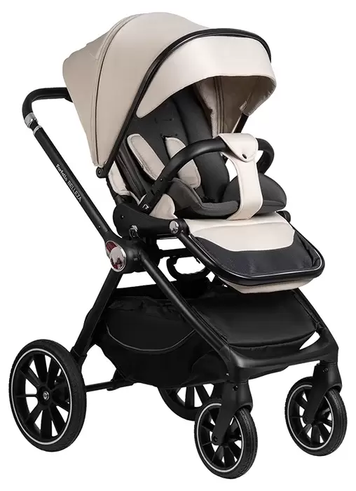 Детская универсальная коляска Farfello 3 в 1  Belleza 2025 / FB-6 (жемчужный) фото