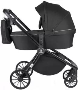 Детская универсальная коляска Farfello Baby Shell 2023 3 в 1 / BBS-001 (черный) фото
