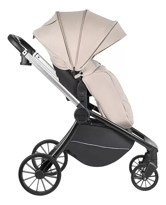 Детская универсальная коляска Farfello Baby Shell 2025 3 в 1 / BBS-013 (кофейный комби) фото