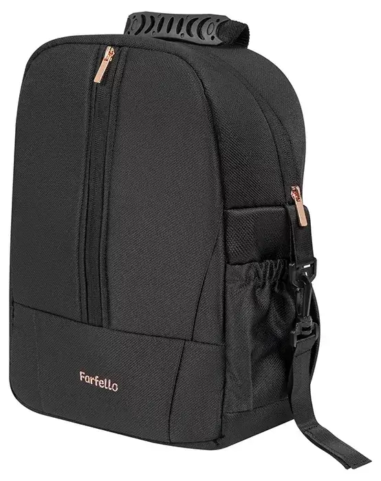 Детская универсальная коляска Farfello Belleza Comfort 2в1 / FBC-2 (черное золото) фото