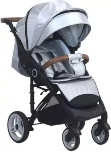 Детская прогулочная коляска Farfello Bino Angel Comfort 2 в 1 / BAC (серебристый) icon