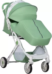 Детская прогулочная коляска Farfello Comfy Go CG-101 (green/colorful white frame) фото