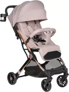 Детская прогулочная коляска Farfello Comfy Go Comfort / CG-404 (бежевый/золото) icon