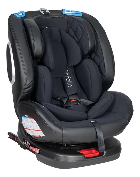 Farfello Isofix YB102A(2) (черный/экокожа)