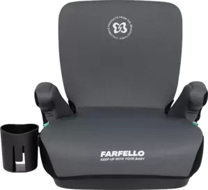 Бустер Farfello Le10 Isofix (серый/черный)