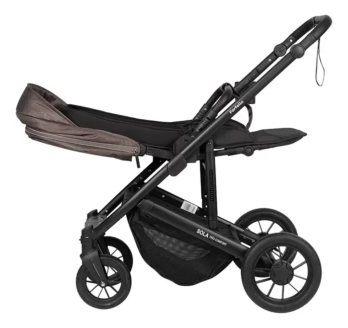 Детская универсальная коляска Farfello Sola Trio Comfort 3 в 1 / SOLA-9 (шоколадный) фото