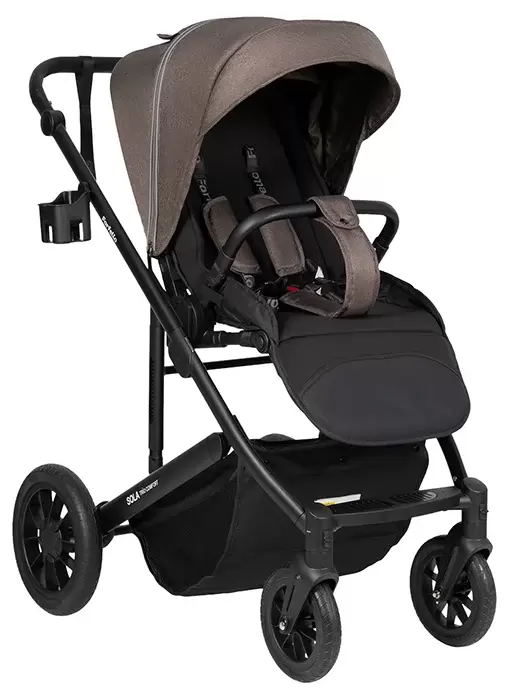 Детская универсальная коляска Farfello Sola Trio Comfort 3 в 1 / SOLA-9 (шоколадный) фото