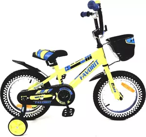 Детский велосипед Favorit Sport 14 SPT-14GN (лайм) фото
