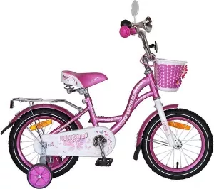 Детский велосипед Favorit Butterfly 14 (розовый/белый, 2019) фото