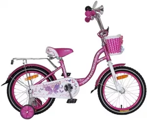 Детский велосипед Favorit Butterfly 16 (розовый/белый, 2020) фото