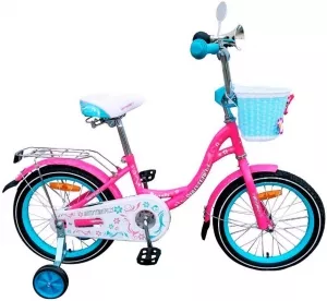 Велосипед детский Favorit Butterfly 16 BUT-16BL (розовый/голубой) фото