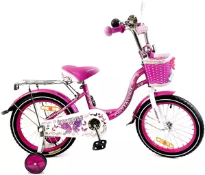 Велосипед детский Favorit Butterfly 16 BUT-16PN (розовый) фото