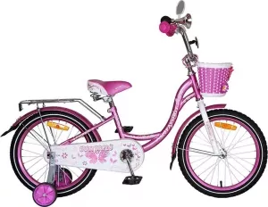 Детский велосипед Favorit Butterfly 18 (розовый/белый, 2019) фото