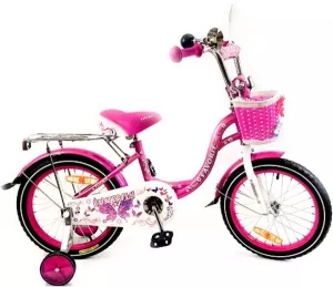 Детский велосипед Favorit Butterfly 18 (розовый/белый, 2020) фото