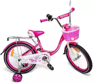 Детский велосипед Favorit Butterfly 18 BUT-18PN (розовый) фото