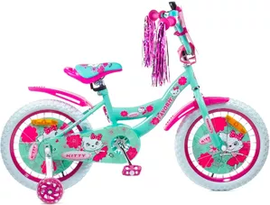 Детский велосипед Favorit Kitty 16 (розовый/бирюзовый) фото